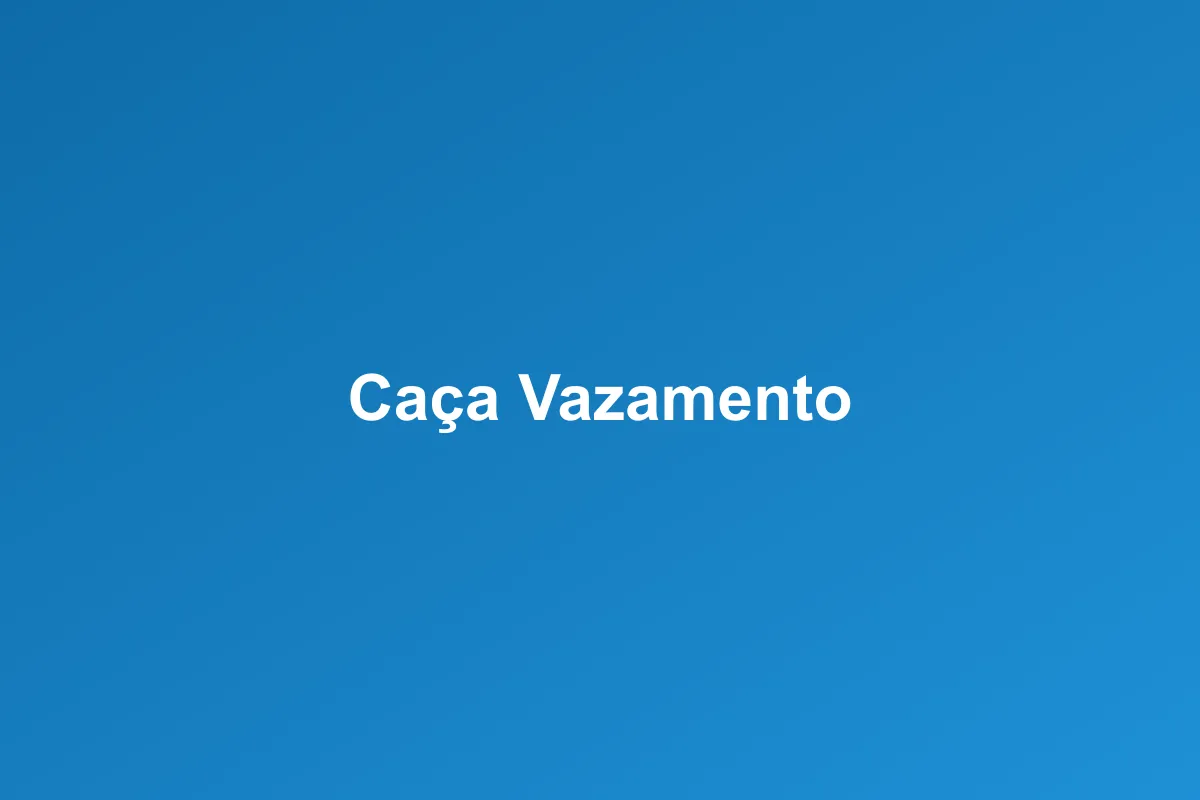 Caça vazamentos em Campinas – detecção precisa e não invasiva