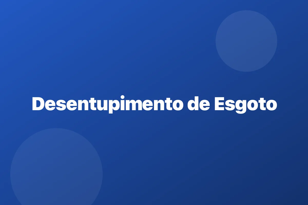 Desentupimento de esgoto em Campinas – limpeza da coluna